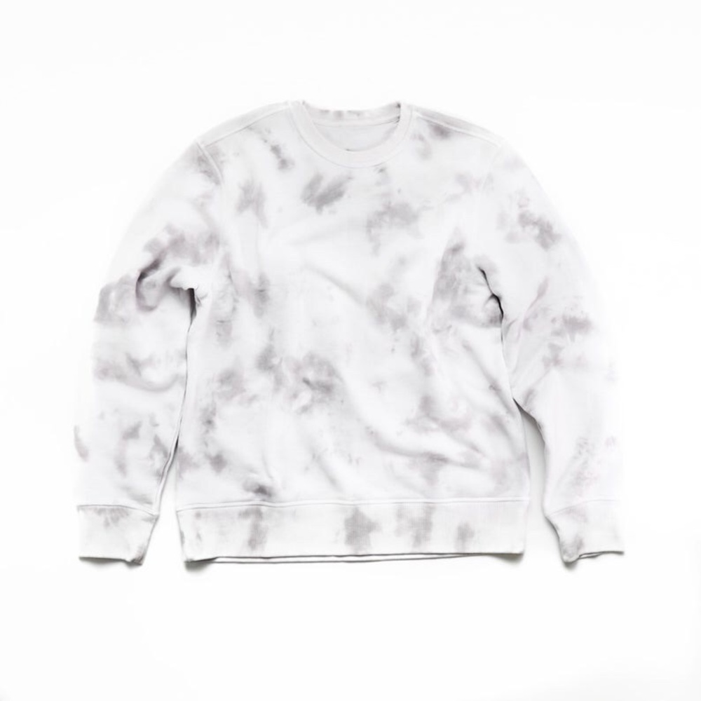 Charcoal Gray Tie-Dye Crewneck Sweatshirt - Picture 2 of 2